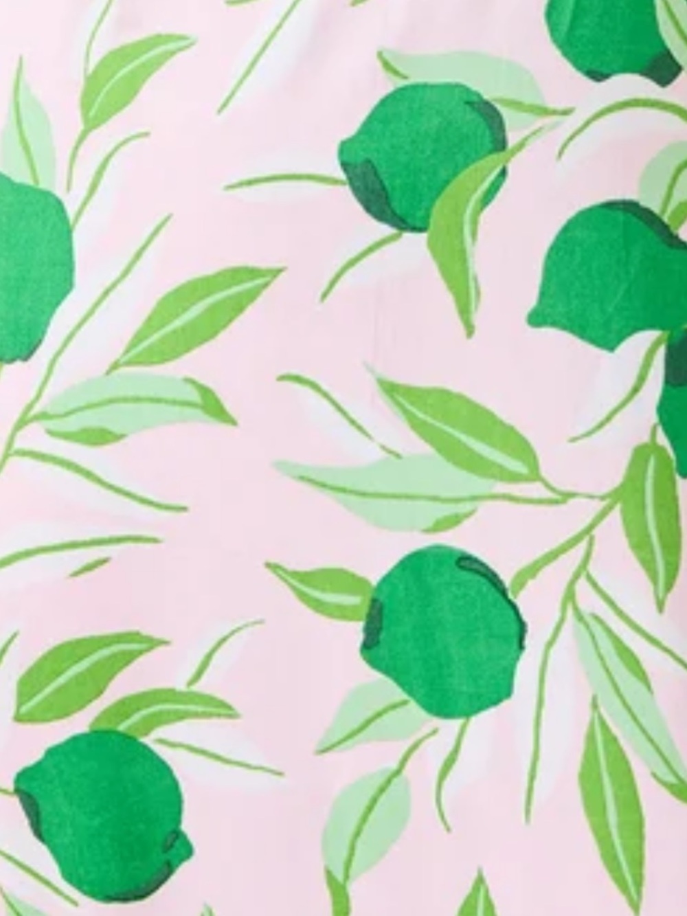 PrintFresh PJ Set Pink Salt /Lime Zest Sz Small Cotton